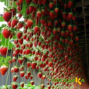 Клубника ампельная Анастасия купить по цене от 370р. в интернет-магазине «Посадика» с доставкой почтой в в Петровск-Забайкальскийе и по всей России – [изображение №1].